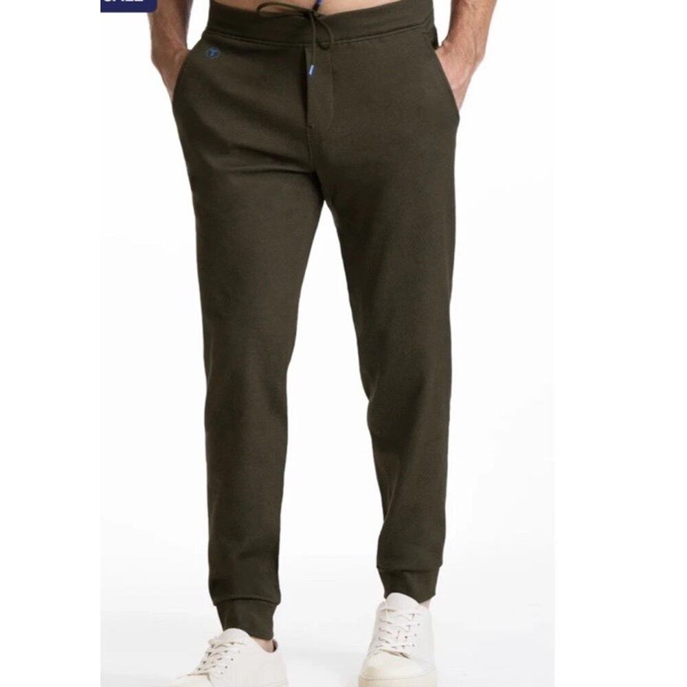 Twillory Green Current Athlounger Drawstring Joggers Pant Men's Size Medium